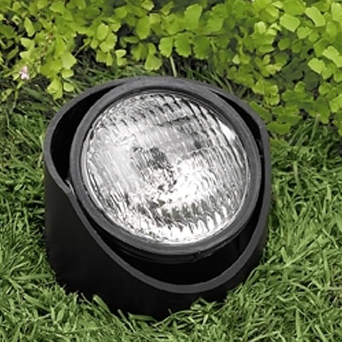 SPW Vista Professional Outdoor Lighting GW-5240-B-NL Well Light/Accent Landscape Lamp with ABS Housing &amp Black Finish (No PAR36 LED Bulb Included)