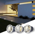 Outdoor Landscape Lamp - LED Buried Lights Warm White AC 220V Recessed Lighting Spotlight IP67 Waterproof Garden Decoration Ground Light for Driveway Sidewalk Garden Easy to Install (9w Two s