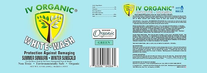 IV Organic White Wash 1 Pint (Green)