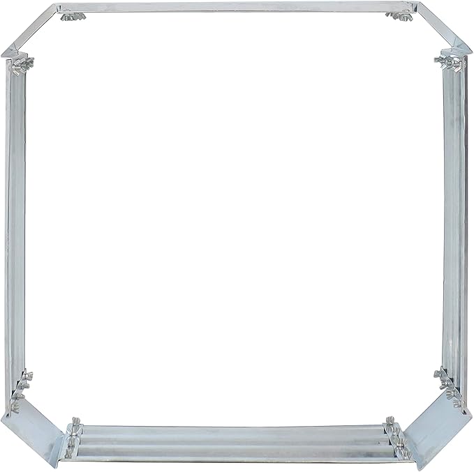 Sunnydaze 11.75 H Raised Metal Garden Bed - Galvanized Raised Garden Bed Outdoor for Vegetables and Flowers - Silver - Square