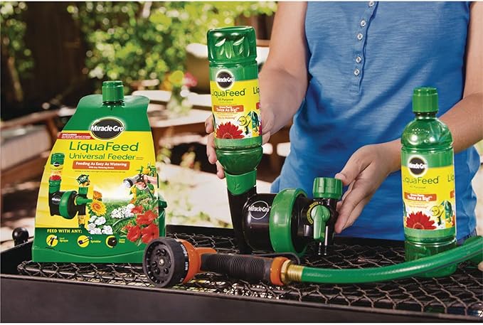 Miracle-Gro LiquaFeed Universal Feeder and Miracle-Gro LiquaFeed All Purpose Plant Food (Value Pack)
