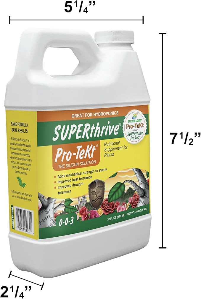 Dyna-GRO® Pro-Tekt® 0-0-3 Silicon Supplement for Plants 1 Quart