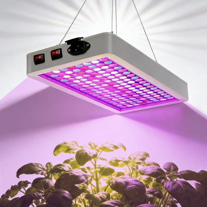 Full Spectrum LED Grow Light for Indoor PlantsPlant Lamp with Hanging Kit Suitable for Seedlings Succulents Flowers &amp Vegetables (B2-1000W)
