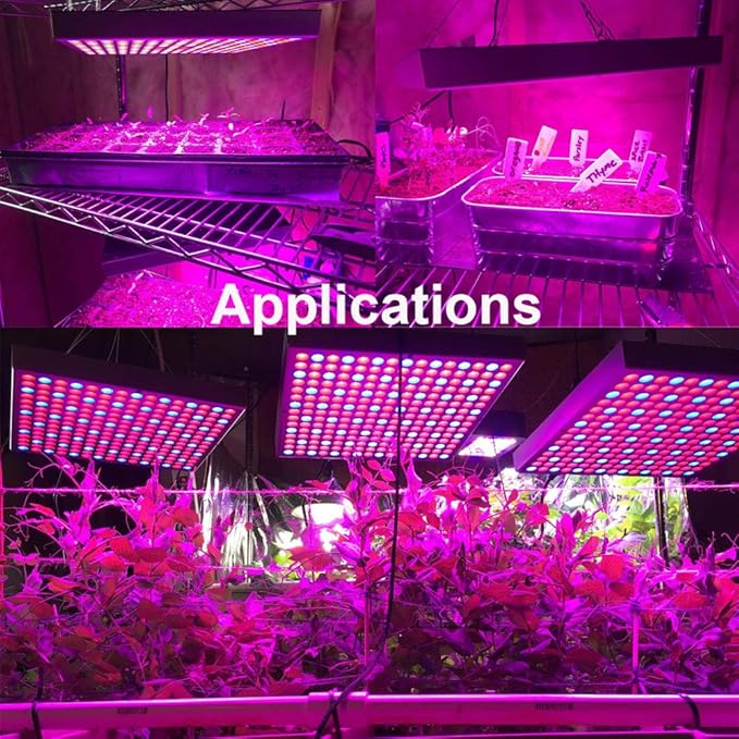 Diboys LED Grow Lights 75W Growing Lamp Bulbs for Indoor Plants Red Blue Full Spectrum Plant Light for Seedling Gardening Hydroponics Greenhouse