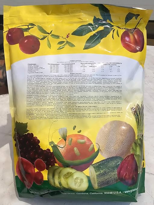 Fruit Fuel Fertilizer - Banana and Fruit Plant Fertilizer - 5lb Bag 16-8-24