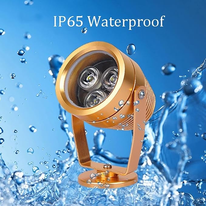 Outdoor Landscape Spotlights Outdoor LED Projection Light - Spotlight RGB Beam Light Rotatable IP65 Waterproof Color Changing Tree Spotlight Round Ground LED Landscape