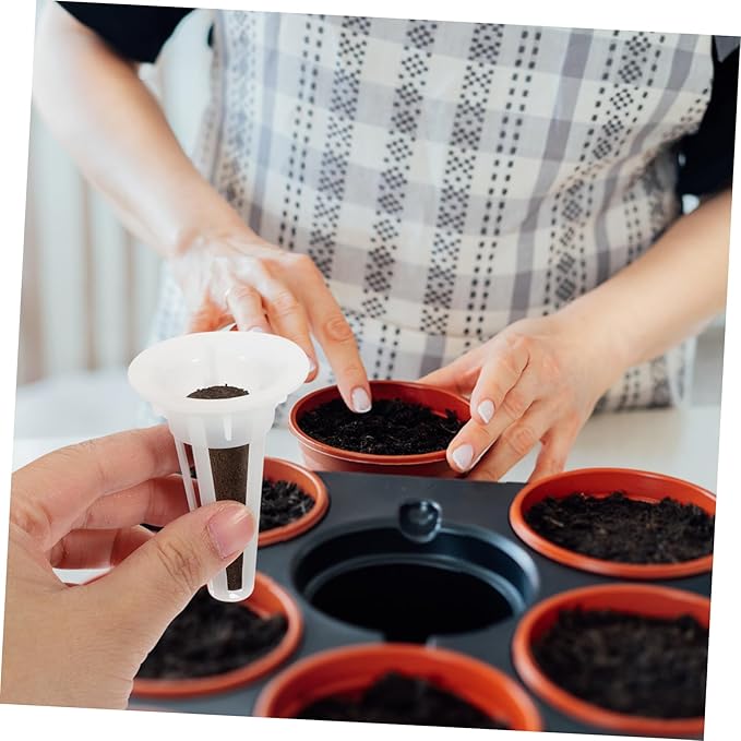 Hydroponic Growing System Kit with Humidity Dome 24-Piece Plant Baskets and Grow Sponges for Indoor Gardening