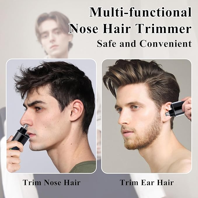 Portable LED Dsiplay Nose and Ear Trimmer Clipper for Men Women2026 Professional Nose Hair Trimmer with Powerful Motor and Dual-Edge Blades for Smoother Cutting Mini Travel Size