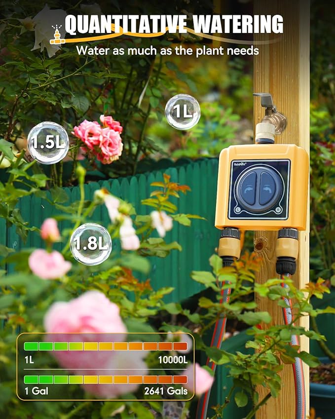 RAINPOINT WiFi Water Timer Brass Inlet &amp OutletNo WiFi Hub 2.4Ghz WiFi Compatible TWG004WRF Hub (Lot &gt202108)