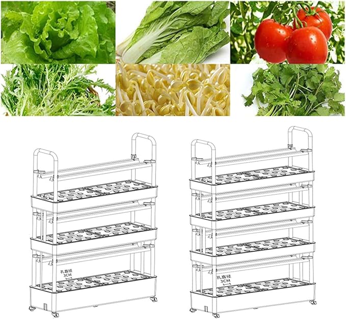 Indoor Hydroponic Growing Sys-tem Hydroponics growing tower Aeroponic Garden Tower with LED Light for Offices Hotel HomeGrowSponge-120holes