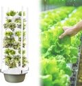 Hydroponics Growing System 20-36 Plants Indoor Vertical Tower Garden System Kit Hydroponic Growing Tower with 30L Tank Hydroponic Germination Kit for Gardening Lover 5Layer