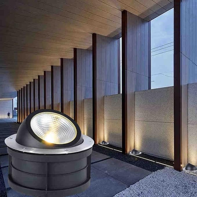 Landscape Lights LED Underground Light COB Spotlight Source Ground IP65 Waterproof Floor Lamp for Driveway Deck