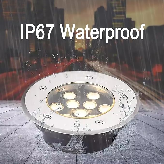 LED Light Beam Spotlights - Outdoor LED Recessed SpotlightBlue-3W(80mm*40mm)