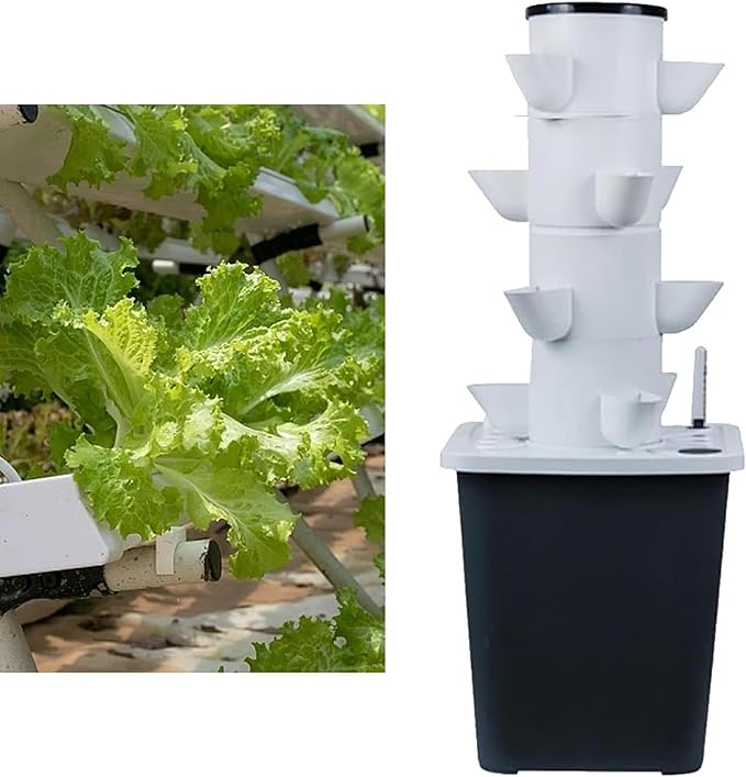 Hydroponic Tower Hydroponic Cultivation Kit of Garden for Herb Fruits and Vegetables for Herb Fruits and Vegetables