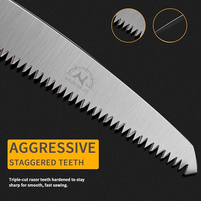 7 Pieces Garden Tools Set Pruning Saw Non-Slip Handle with Anti-Rust Trowel Cultivator Pruning Shear Water Sprayer Gloves with Claws Carrying Case