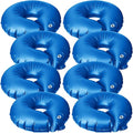 Tessco for you 8 Pack 15 Gallon Tree Watering BagsSlow Release Tree Watering Ring35.4 Inch PVC Drip Irrigation Water PouchRound Automatic Drip System for Planting Gardening and Shrubs (Blue)