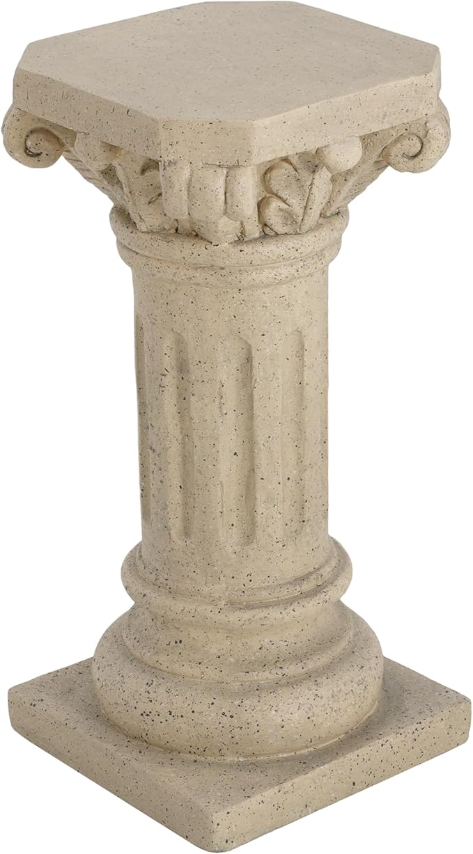 Pedestal Column Plant Stand 26.25 Inch Indoor and Outdoor