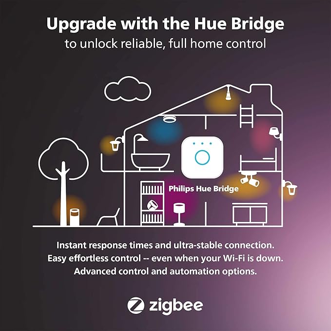 Philips Hue Outdoor Motion Sensor 1 Pack Automatic Dusk to Dawn Sensor Turns Lights On When Motion is Detected Requires Bridge Works with Alexa Google Assistant and Apple HomeKit Weatherproof