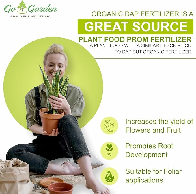 Go Garden Fertilizer for All Plants (2 Kg All Purpose Fertilizer) | Mixed Fertilizer for House Plants | Garden Fertilizer: 2 Kg All-Purpose Blend for Thriving House Plants Powder