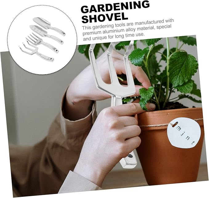 YARNOW 1set Practical Gardening Tool Set for Efficient Planting and Soil Loosening Includes Rake Shovels and Cultivators for Outdoor Use Lightweight and Garden Tools Set
