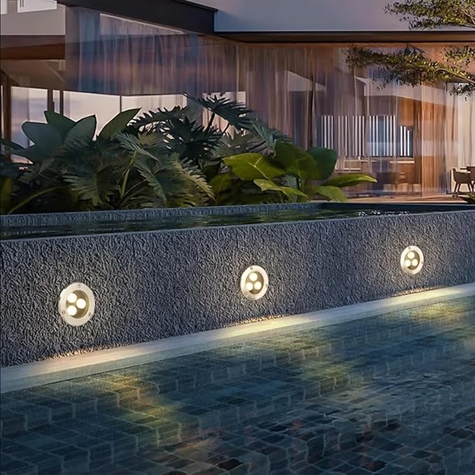 LED Underground Light Outdoor Ground Light Waterproof IP66 AC85-110V LED Buried Lamp for Walkway Courtyard Scenic Area Park Garden Landscape Lights