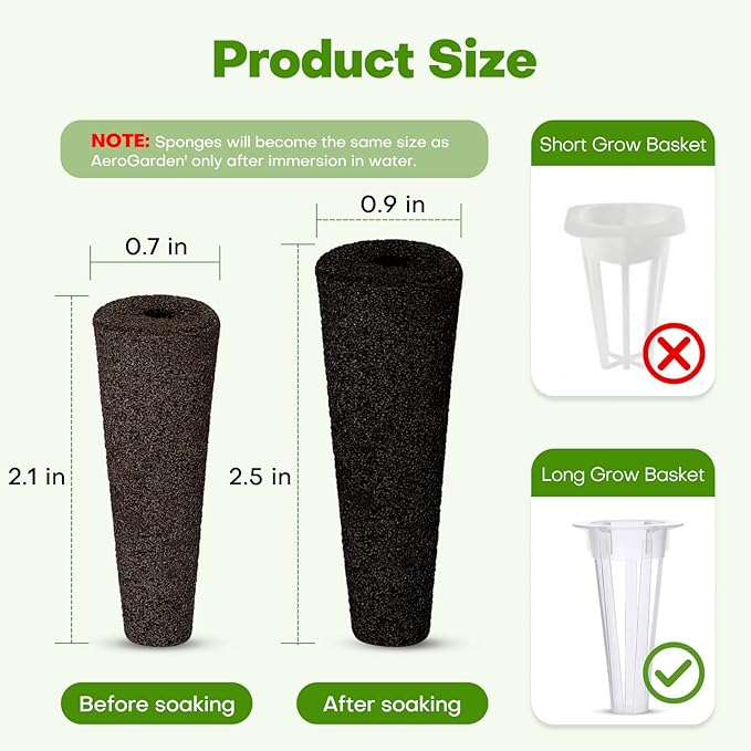 Ahopegarden Hydroponics Growing System with 50pcs Hydroponic Pods Kit