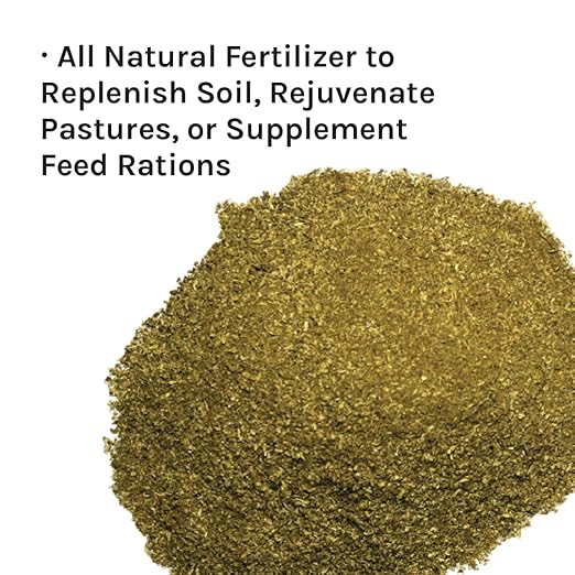 New Country Organics Alfalfa Meal Plant Fertilizer &amp Feed Supplement - Certified Organic &amp Non-GMO - Feed Grade - Suitable As Organic Feed Supplement &amp Organic Fertilizer - 50 Lbs