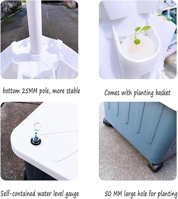 Hydroponic Growing Tower Hydroponic Growing Tower Indoor Herb Garden Kit Complete Herb Growing Set