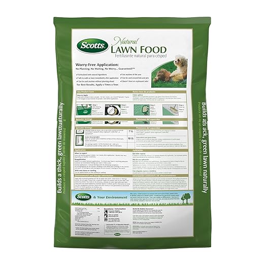 Scotts Natural Lawn Fertilizer 4000 sq. ft. 29.1 lbs. (2-Pack)
