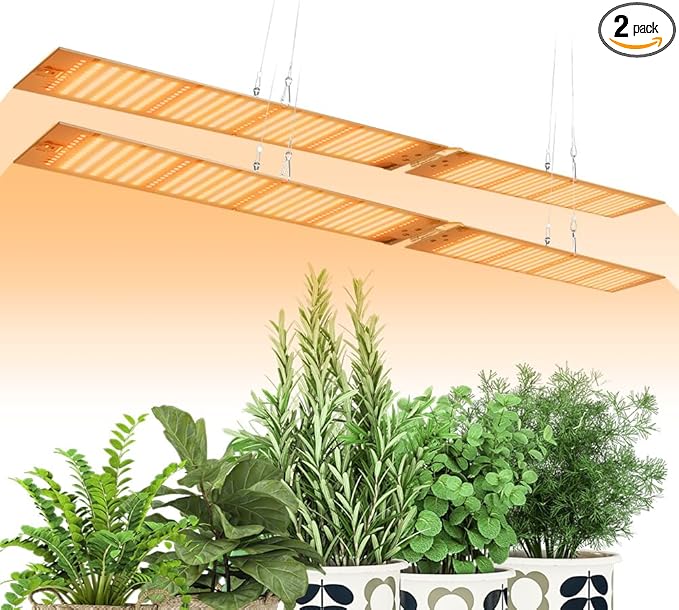 2Pcs 150W Indoor Planting Lights 110V Sunlight Seed Hydroponic Lamps 100-277V Full Spectrum Greenhouse Tent Plants Fill Lights UV/IR Vegs Flower Cactus Succulent Cultivation Lighting With Hook US Plug