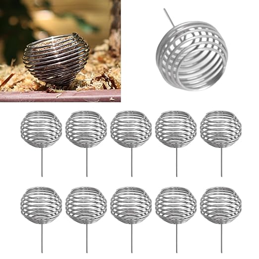 100pcs Fertilizer Mesh Basket Stainless Steel Garden Nutrition Cups Small Size Bonsai Fertilization Basket for Garden Yard Home