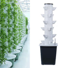 Hydroponics Tower GardenGarden Hydroponic Planting System Hydroponic Growing System Growing Kit for Herbs Fruits and Vegetables with Hydrating Pump(Size:6 Layers 30 Holes)