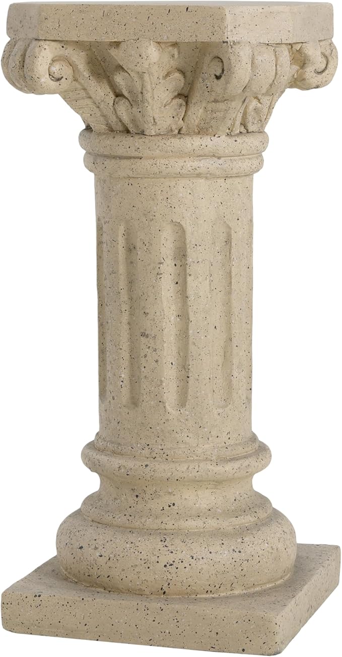 Pedestal Column Plant Stand 26.25 Inch Indoor and Outdoor