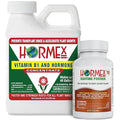 Hormex Rooting Powder #16 &amp Vitamin B1 Hormone Concentrate Combo - Root Stimulator for Hardwood Cuttings &amp Liquid - Perfect for Hydroponics House Plants Gardens Fruits &amp Vegetables 21g