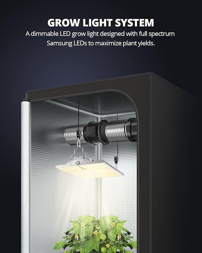 VIPARSPECTRA 2024 Upgraded XS2000 LED Grow Light with Samsung LM301B Diodes &amp MeanWell Driver Dimming Daisy Chain Full Spectrum Lights for Indoor Plants Veg and Bloom 4x2/3x3 Tent
