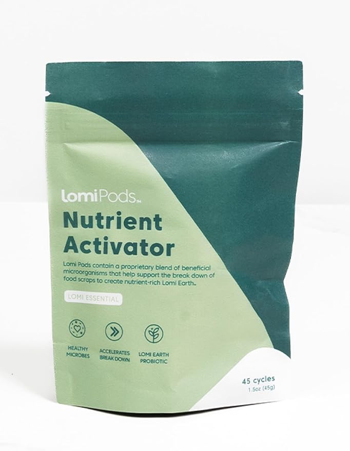Lomi Pods | Made in The USA | Lomi Pods Turn Your Food Scraps into Nutrient-Rich Plant Food | (45 Cycles)