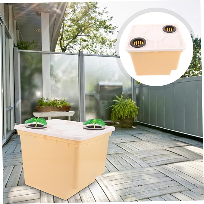 BESPORTBLE Hydroponic Planting Bucket Extra Greenhouse Vegetable Fruit Seedling Pots
