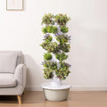 Hydroponics Growing System Hydroponics Tower Garden Tower Garden Hydroponics Growing Systemfor Indoor Herbs Fruits and Vegetableswith Hydrating Pump Adapter Net Pots Timer7th Floor