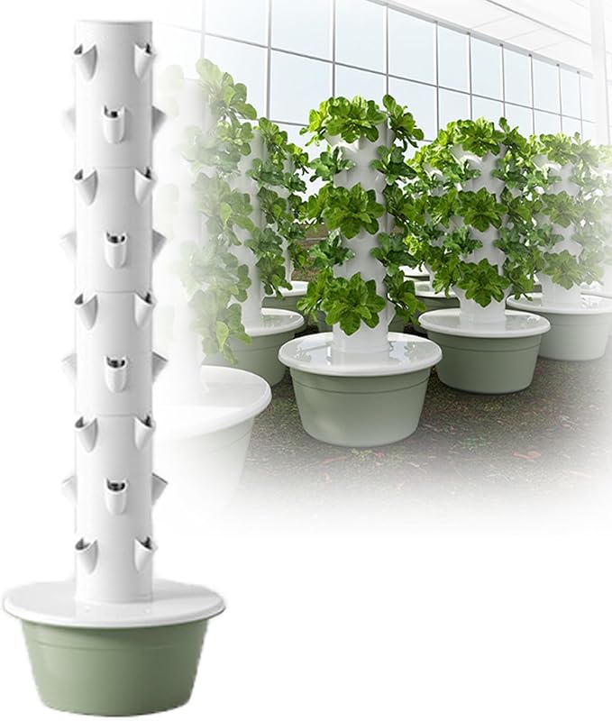 Hydroponics Growing System with Pump and Net Pots - Indoor Smart Garden 7 Layers Complete Hydroponic Growing Kit for Home and Garden