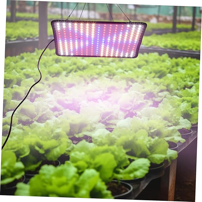 1set Hanging Led Plant Grow Light Dimming for Indoor Plants Lightweight Design Suspension Chain for Greenhouses and Labs Compatible