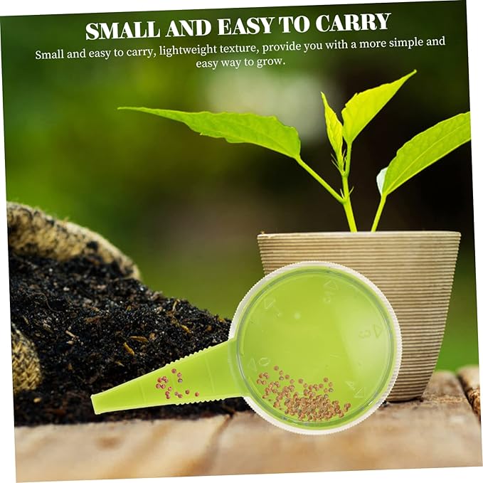 Kisangel 4sets Gardening Tool Kit Dibbler Plant Sowing Dispenser and Plant Labels for Home Gardening Easy to Use and Versatile Sowing Tool