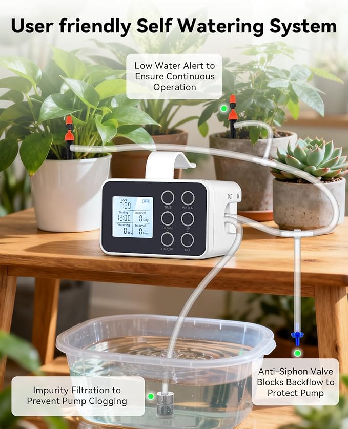 BAOSHISHAN Automatic Plant Watering System and 40pod Hydroponic Tower