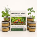 Seeds In A Cup® Custom Garden in A Box – 10-Pack Grow Kit with 50+ Vegetable &amp Herb Seed Options Complete Indoor/Outdoor All-in-One Gardening Starter for Beginners Families &amp Food Love