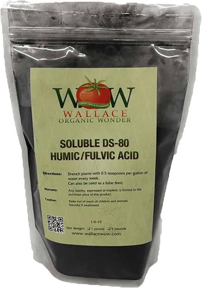 Wallace Organic Wonder Soluble DS-80 Humic/Fulvic Acid (1lb)