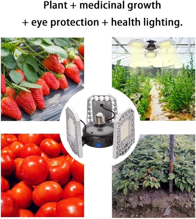 60W LED Deformable Folding Plant Growth Fill Light Full Spectrum Plant Grow Light
