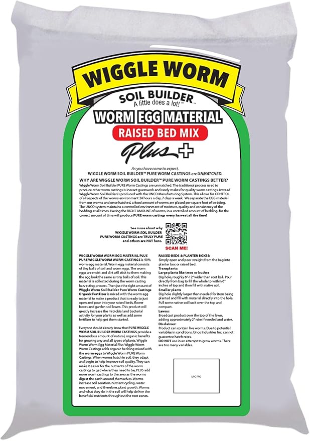 Soil Builder Organic Worm Castings Fertilizer and Coast of Maine Tomato Vegetable Garden Combo Pack 360 Pounds with Wooden Raised Garden Bed Planter