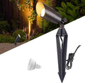 Solid Brass 12V Wired Low Voltage Spot Lights with 5W MR16 LED Bulb Warm White Waterproof IP67 Outdoor Spot Lights for Yard &amp Garden 12V Landscape Lights 1-Pack