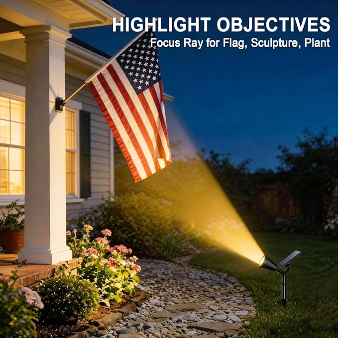 WELALO Solar Spot Lights Outdoor 16 Pack