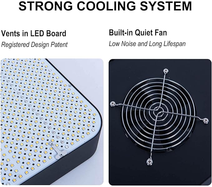 FECiDA 2026 Upgrade Professional LED Grow Light 400 Watts Actual Power 3x3 2x4 ft Grow Gent Light for All Growth Stages Higher Output Dimming Function Makes Greater Harvest and Saving Money