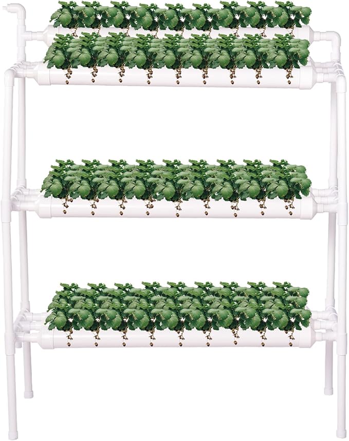 Hydroponic Growing System - Hydroponic Kit | Soilless Cultivation Grow Box Garden Cabinet Box Indoor Planting Kit for Fruits Vegetables